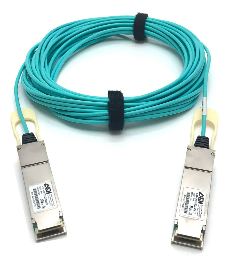 Cabo De Fibra Óptica Aoi Qsfp28 Para Qsfp28 Aqpa9n12adln0817