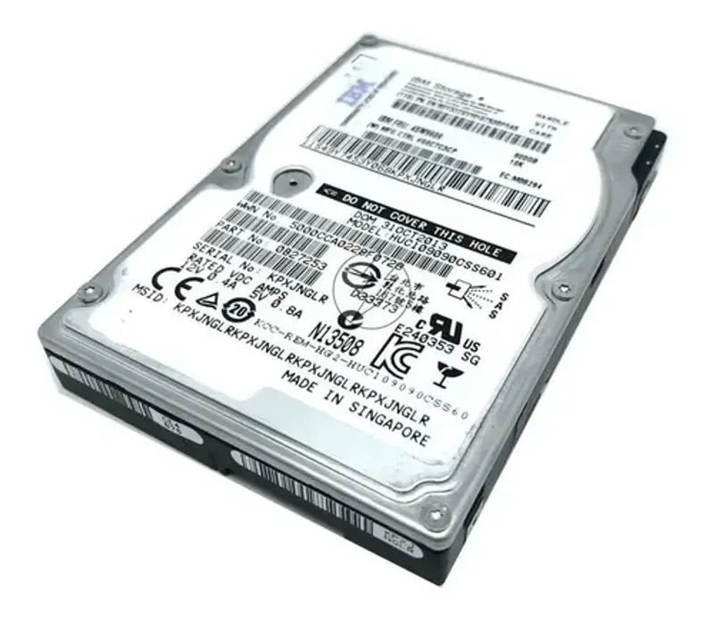 Hd Ibm: 900gb, Sas, 2,5 10k, Huc109090css601