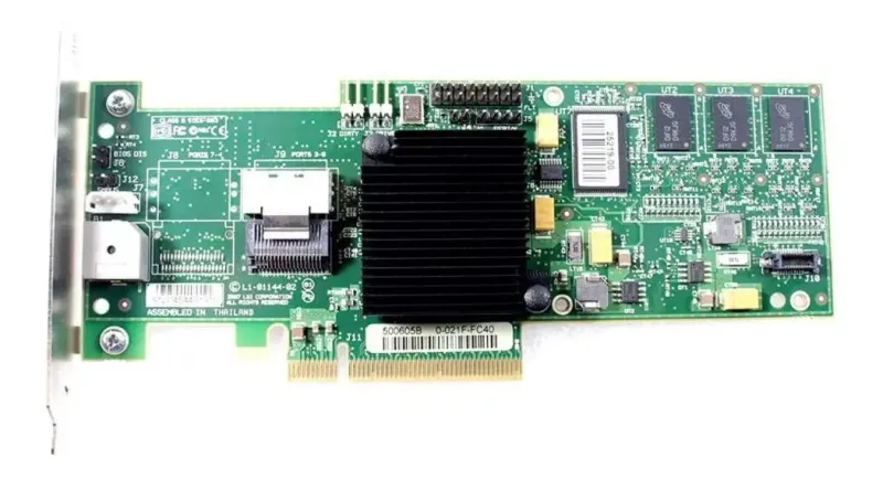Controladora Lsi Megaraid 4x Port Sas 3gbs, 128mb, Pci´e X8
