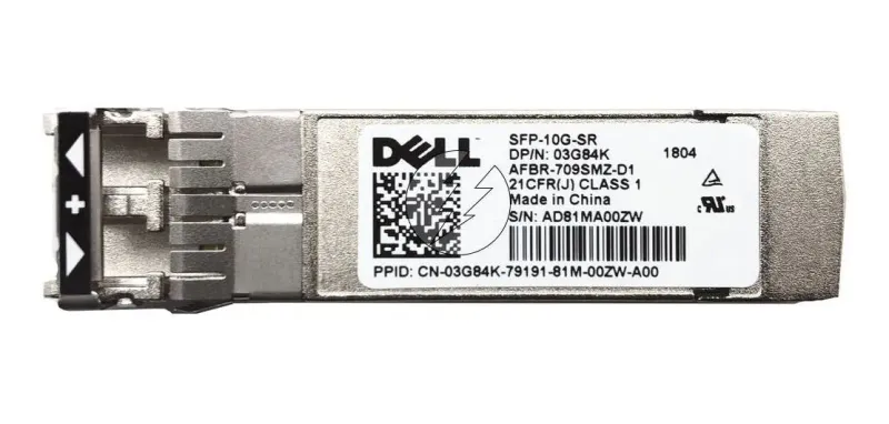 Mini Gbic Dell 03g84k, Sfp+, 10g, 300m, 850nm, Sr