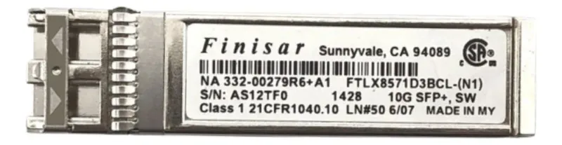 Gbic Finisar Ftlx8571d3bcl-(n1): Sfp+ 10gb 0,3km 850nm Sx