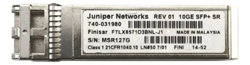 Gbic Juniper Ftlx8571d3bnl-j1 Lc Duplex Sfp+ 10gb 300m 850nm