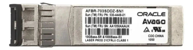 Gbic Oracle Afbr-703sddz-sn1 Lc Duplex Sfp+ 10gb 0,3km 850nm
