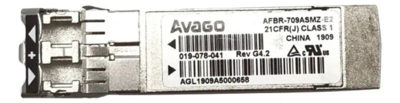 Gbic Avago Afbr-709asmz-e2 Lc Duplex Sfp+ 10gb 300m 850nm Sx