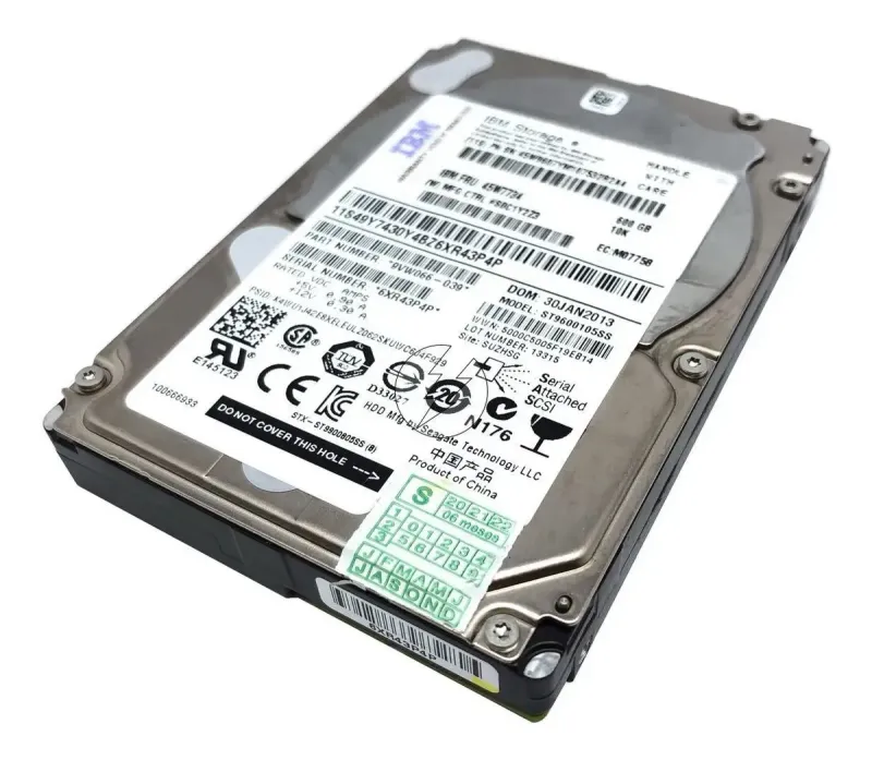Hd Ibm St9600105ss, 600gb, Sas, 2,5 , 10k