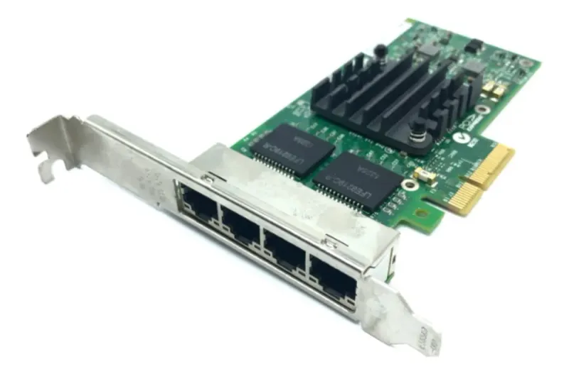 Placa De Rede Dell I340-t4 E1g44ht: 4x Rj45 1gb, Perfil Alto