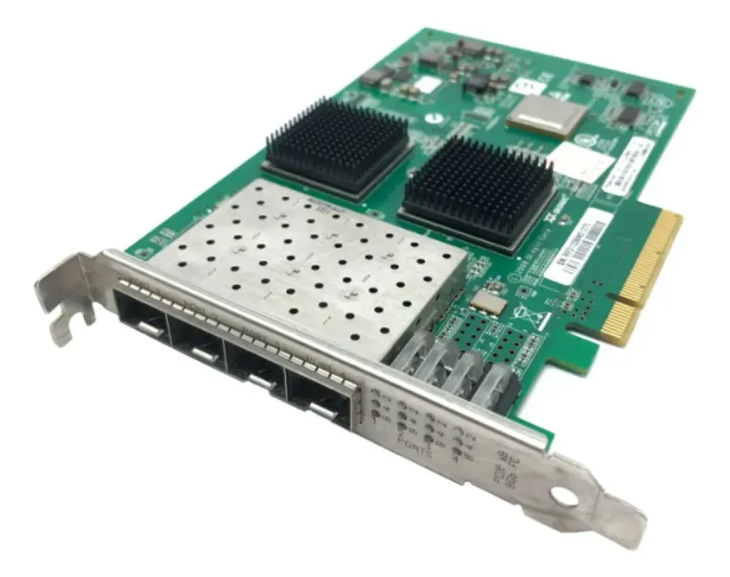 Placa De Rede Dell Qlogic Qle2564-t-del: 4x Sfp 8 Giga Pci-e