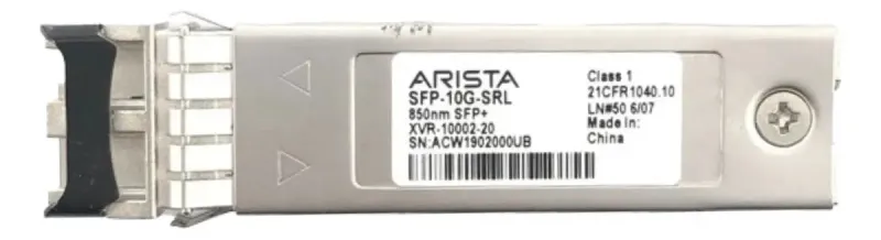 Gbic Arista Sfp-10g-srl: Lc Duplex Sfp+ 10gb 0,1km 850nm Sx