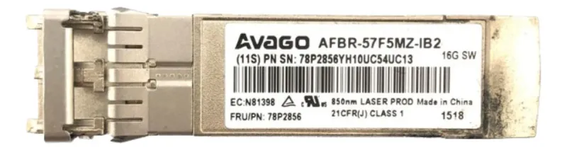 Gbic Avago Afbr-57f5mz-ib2: Lc - Duplex Sfp+ 16gb 850nm Sx