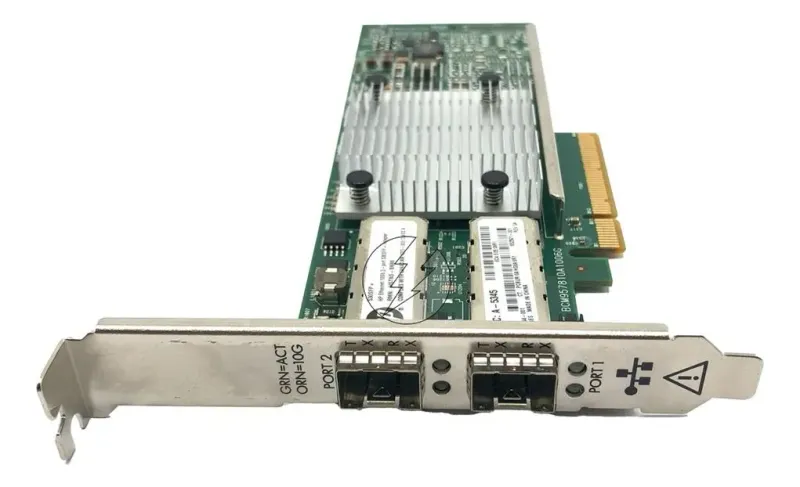 Placa De Rede Sfp+ 10gb, 530sfp+ / Hstns-bn88, Dual Port