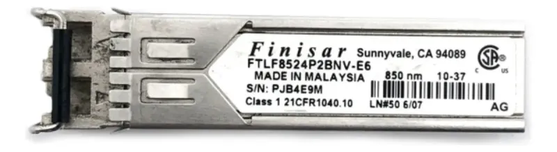 Gbic Finisar Ftlf8524p2bnv-e6: Lc Duplex Sfp 1gb 0,3km 850nm