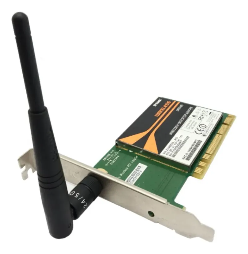 Placa De Rede Wireless D-link Dwa-525 + Antena, Perfil Alto