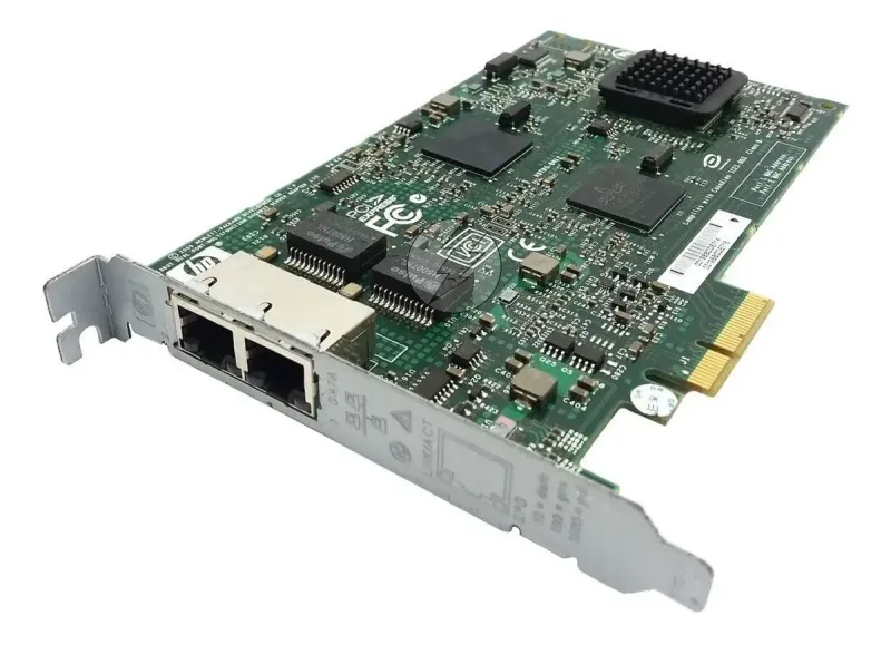 Placa De Rede Hp Nc380t: 2x Port Rj45, Pci-e X4 10/100/1000
