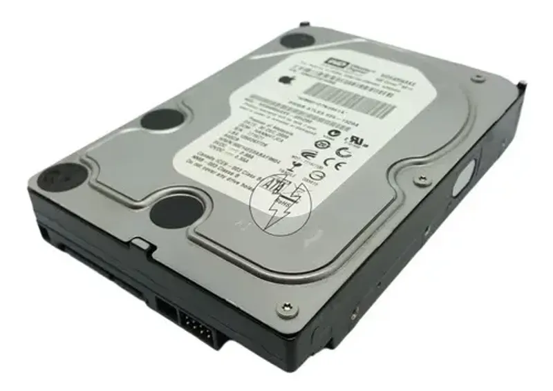 Wd Hdd 640gb Sata 3.5 Interno Wd6400aaks-40h2b0 Prateado