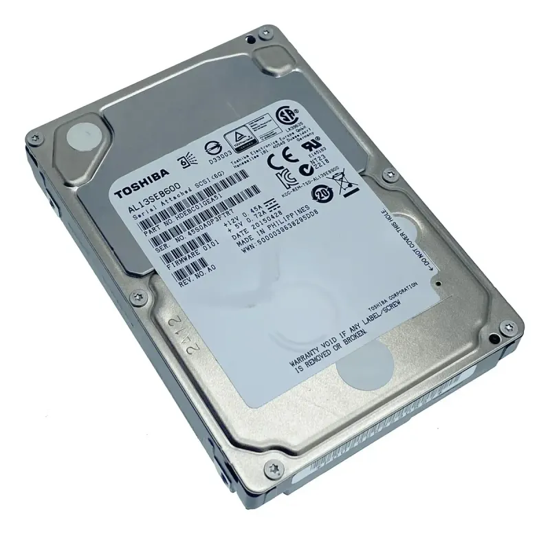 Hd Para Servidor 600 Gb Sas 10k 2.5 , 6 Gbps