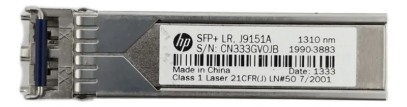 Gbic Hp J9151a 1990-3883: Lc Duplex Sfp+ 10gb 10km 1310nm Lx