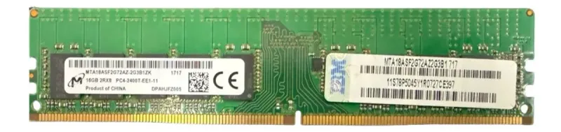 Memória 16gb Ddr4 2400 Ecc Udimm Ibm 78p5045 Mta18asf2g72az