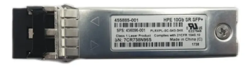 Gbic Hp Plrxpl-sc-s43-3hx Lc Duplex Sfp+ 10gb 300m 850nm Sx