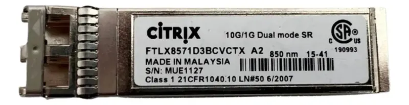 Gbic Citrix Ftlx8571d3bcvctx Lc Duplex Sfp+ 10gb 300m 850nm