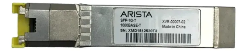 Gbic Conversor Arista Sfp P/ Rj45: Sfp-1g-t Xvr-00007-02 1gb