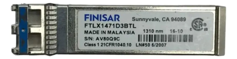 Gbic Finisar Ftlx1471d3btl Lc Duplex Sfp+ 10gb 10km 1310nm