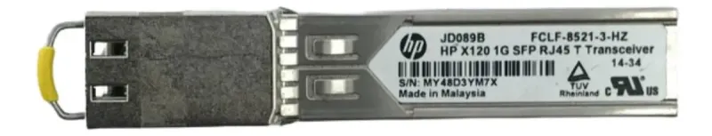 Gbic Hp Conversor Sfp Para Rj45 Fclf-8521-3-hz: 1gb Km Nm Tx