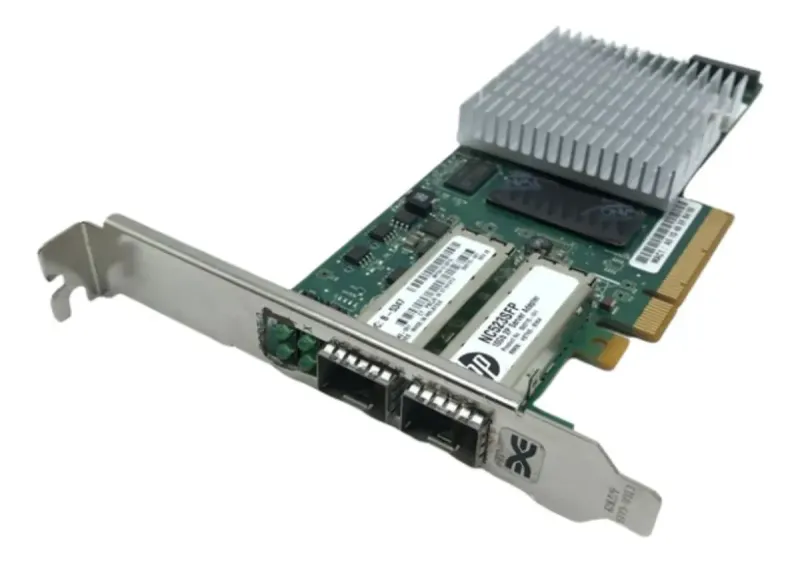 Placa Rede Hp Nc523sfp Qle3242-hp: 2x Sfp+ 10gb, Perfil Alto