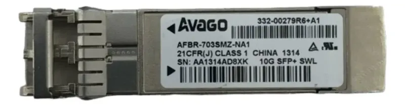 Gbic Avago Afbr-703smz-na1 Lc Duplex Sfp+ 10gb 300m 850nm Sx