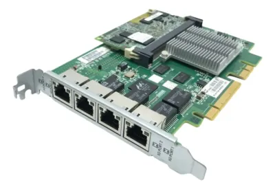Placa Rede Hp Nc364t 4x Rj45 1gb 468001-001 + Mem. Cache 1gb
