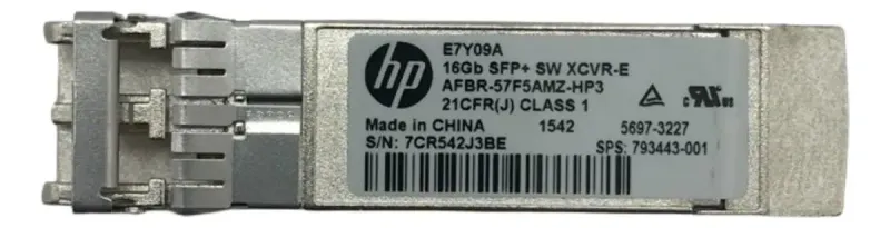 Gbic Hp Afbr-57f5amz-hp3 Lc - Duplex Sfp+ 16gb 100m 850nm Sx