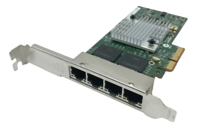 Placa Rede Intel I340-t4 E81600-007 4x Rj45 1gb, Perfil Alto