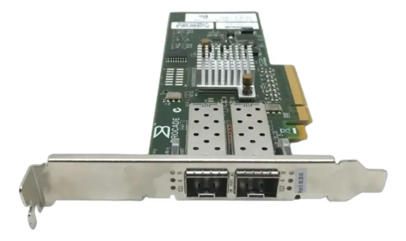 Placa Rede Brocade 825 Hba: 2x Sfp+ 8 Giga, Perfil Alto