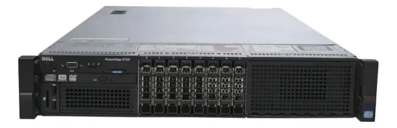 Servidor Dell R720: 2 Xeon Octa Core, 64gb, 2x Sas 300gb