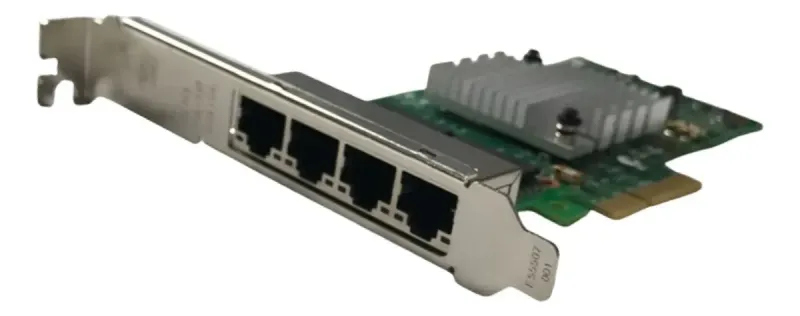 Placa De Rede Ibm Intel Pci-e X4, 4x Rj45 1 Gb, Perfil Alto