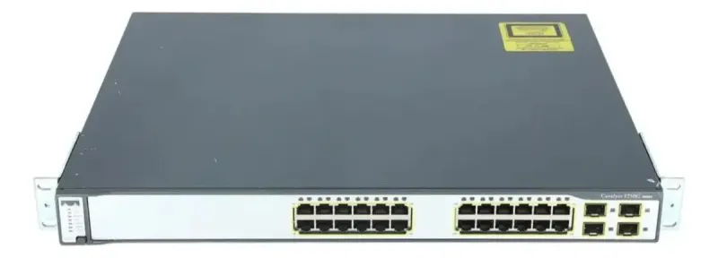 Switch Cisco Ws-c3750g-24ts-s1u 24 Porta Gigabit + 4 Sfp L3