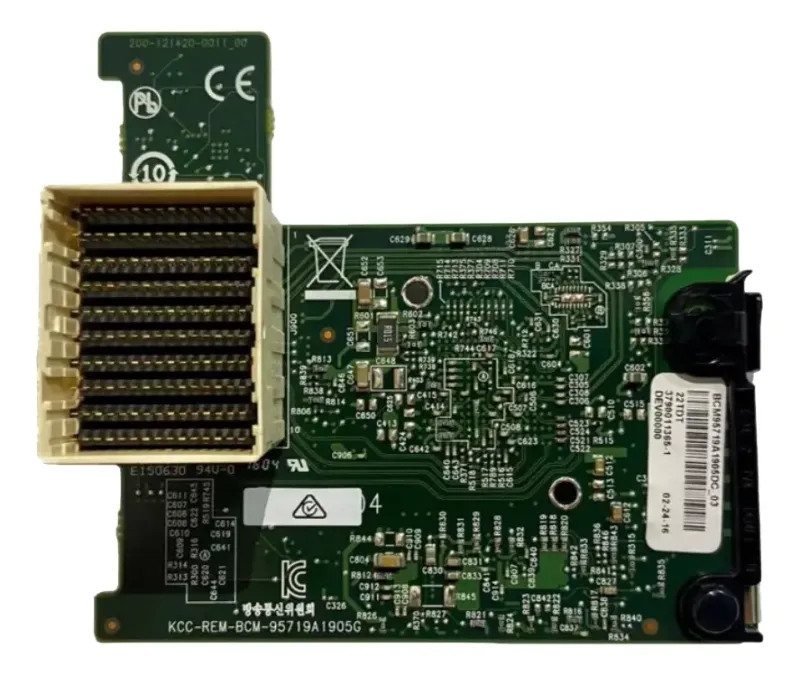 Placa Adaptador Rede Dell Mezanino 1gb 4-port 22tdt