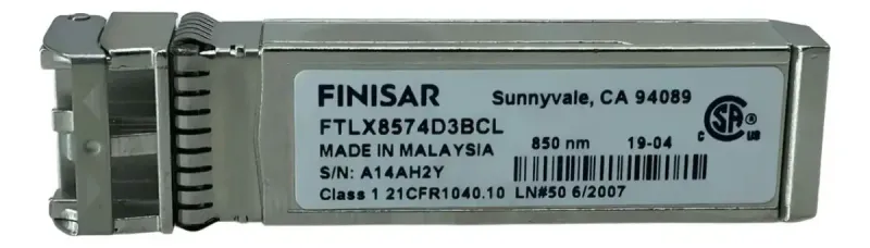 Gbic Finisar Ftlx8574d3bcv-it: Sfp+ 1g/10gb 300m 850nm Sx
