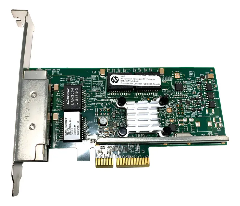 Placa Rede Broadcom Quad Gigabit Pcie 331t 649871-001