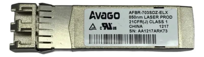 Gbic Avago Afbr-703sdz-elx: Lc Duplex Sfp+ 10gb, 850nm
