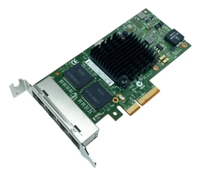 Placa Rede Quad Port Rj-45, I350-t4 Pe2g4180l-r Perfil Baixo