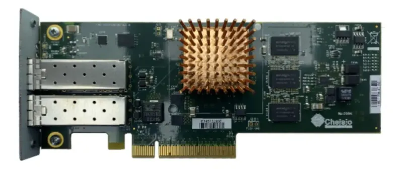 Placa Rede Barramento De Host Pcie Dual Chelsio Sfp+ 10gbe