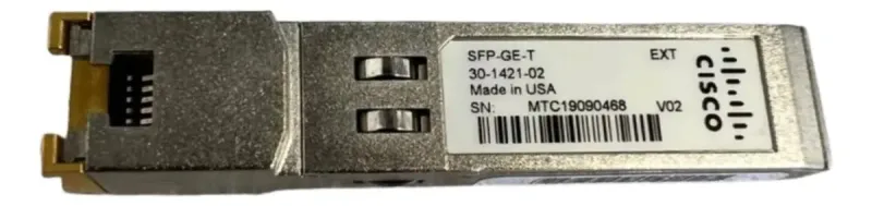 Gbic Cisco Glc-te 1000base-t Sfp-ge-t 30-1421-02 Ext A1 V02