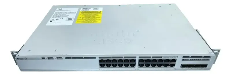 Switch Cisco 24 Portas Gigabit Poe+ Linha 9200 C9200l-24p-4g