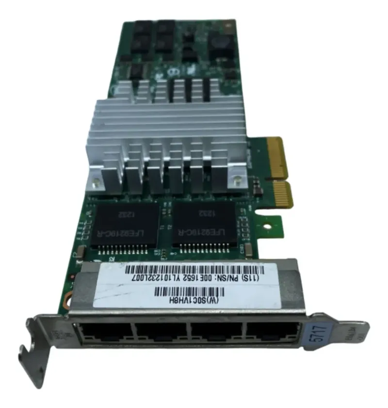 Placa De Rede Pci 4x Rj45 1 Giga, Perfil Baixo: 00e0838