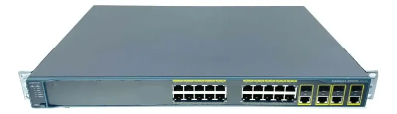 Switch Cisco 24 Portas Gigabit 10/100/1000 Ws-c2960g-24tc-l