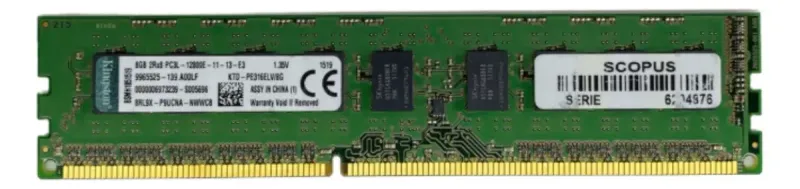 Memoria 8 Gb Ddr3l 1600 Ecc Udimm Proliant Microserver Gen8