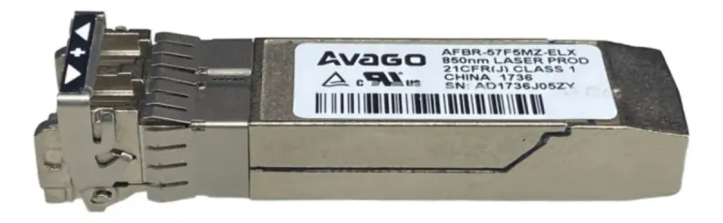 Gbic Avago Afbr-57f5mz-elx Lc Duplex Sfp+ 16g 0,3km 850nm Sx