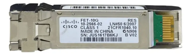Gbic Cisco Fet-10g 10-2566-02 Lc Duplex Sfp+ 10g 0,1km 850nm