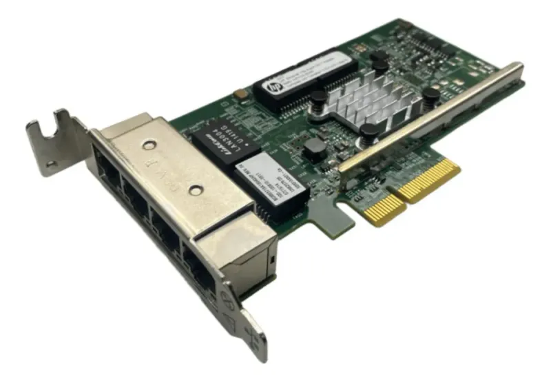 Placa De Rede Hp 331t 649871-001: 4x Rj45 Giga, Perfil Baixo