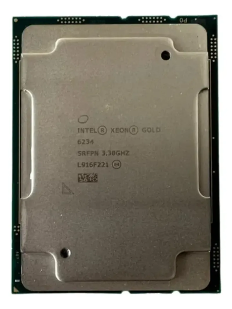 Processador Xeon Gold 6234, 8 Core, 3.30ghz Srfpn: Fclga3647